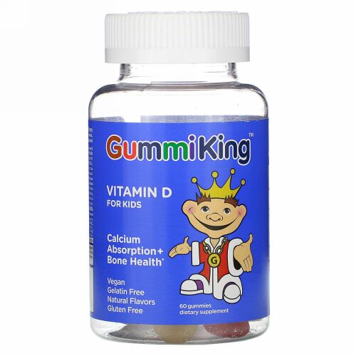 GummiKing, 子ども用ビタミンD、グミ60粒