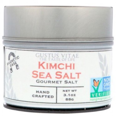 Gustus Vitae, グルメソルト、キムチ海塩、3.1 oz (88 g) (Discontinued Item)