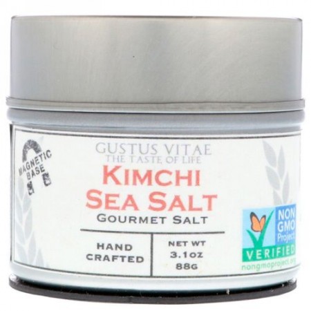 Gustus Vitae, グルメソルト、キムチ海塩、3.1 oz (88 g) (Discontinued Item)