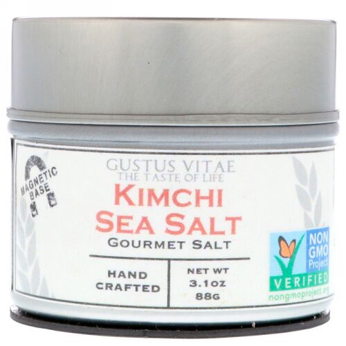 Gustus Vitae, グルメソルト、キムチ海塩、3.1 oz (88 g) (Discontinued Item)