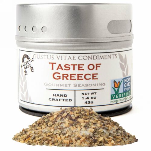 Gustus Vitae, Gourmet Seasoning, Taste of Greece,  1.4 oz (42 g) (Discontinued Item)