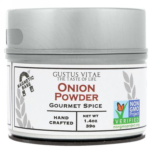 Gustus Vitae, グルメスパイス、オニオンパウダー、1.4 oz (Discontinued Item)