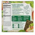 Happy Family Organics, ハッピートット、ファイバー＆プロテイン・ソフトベイクド・オーツバー、オーガニック・リンゴ、ホウレンソウ、5本、0.88オンス（25g）
