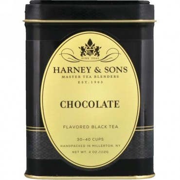 Harney & Sons, Chocolate Flavored Black Tea, 4 oz (Discontinued Item)