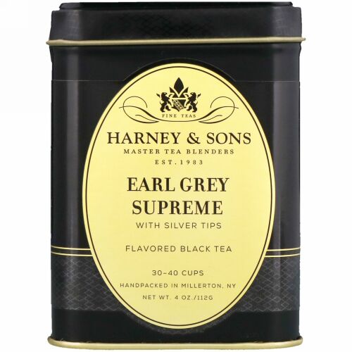 Harney & Sons, アールグレイシュプレームティー, 4 oz