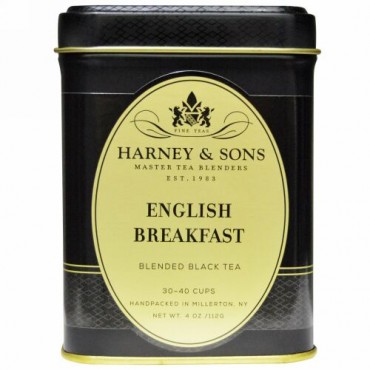 Harney & Sons, イングリッシュブレックファスト ブレンド紅茶, 4オンス（112 g）
