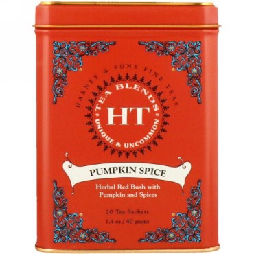 Harney & Sons, ティーブレンド、パンプキン・スパイス、ティーバッグ20 個、 1.4 oz (40 g) (Discontinued Item)
