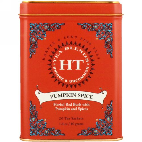 Harney & Sons, ティーブレンド、パンプキン・スパイス、ティーバッグ20 個、 1.4 oz (40 g) (Discontinued Item)