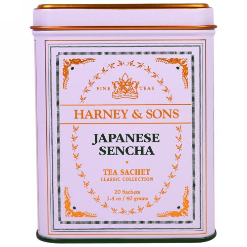 Harney & Sons, 日本の煎茶袋、20小袋、1.4オンス（40g） (Discontinued Item)
