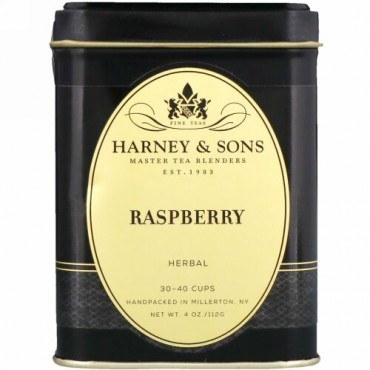 Harney & Sons, ラズベリー ハーブティー、カフェインレス、4 oz