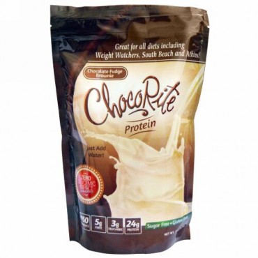 HealthSmart Foods, ChocoRiteプロテイン、チョコレートファッジブラウニー、14.7 oz (418 g) (Discontinued Item)