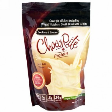 HealthSmart Foods, チョコライトプロテイン、 クッキー &クリーム、 14.7 oz (418 g) (Discontinued Item)