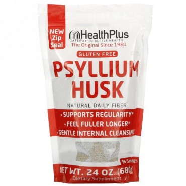 Health Plus, 100% ピュア　オオバコ　ハスク, 24 oz (680 g)