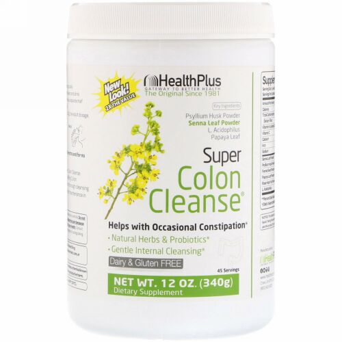 Health Plus, スーパーコロンクレンズ、340g（12 oz）