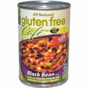 Health Valley, グルテン・フリー カフェ, 黒豆 スープ, 15 オンス (425 g) (Discontinued Item)