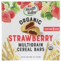 Health Valley, Organic Multigrain Cereal Bars, Strawberry, 6 Bars, 1.3 oz (37 g) Each (Discontinued Item)