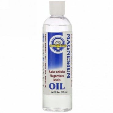 Health and Wisdom, マグネシウムオイル、 12液量オンス (355 ml)