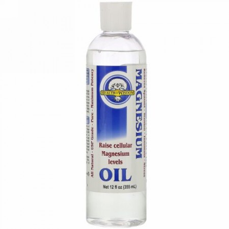 Health and Wisdom, マグネシウムオイル、 12液量オンス (355 ml)