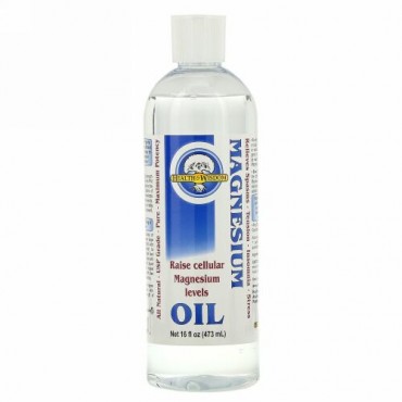 Health and Wisdom, マグネシウムオイル、 16液量オンス (473 ml)