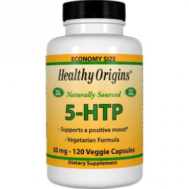Healthy Origins, 5-HTP、50mg、ベジカプセル120個 (Discontinued Item)