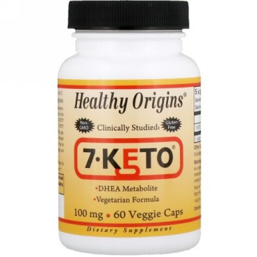Healthy Origins, 7ケト, 100 mg, 60粒（ベジタリアンカプセル） (Discontinued Item)