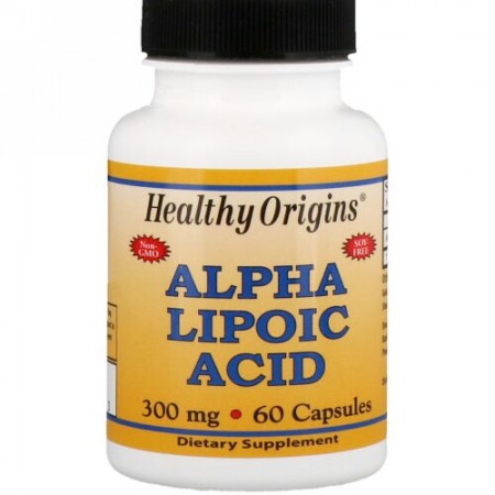 Healthy Origins, Alpha Lipoic Acid、300 mg、60粒 (Discontinued Item)