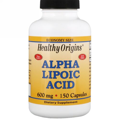 Healthy Origins, ヘルシーオリジンズ, アルファリポ酸, 600 mg, 150 カプセル (Discontinued Item)