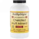 Healthy Origins, キレートマルチミネラル, 鉄分 鉄分非配合, 240植物カプセル (Discontinued Item)