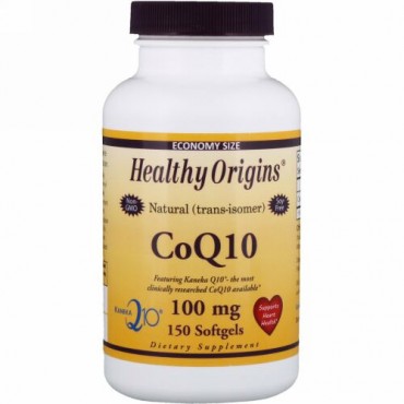 Healthy Origins, CoQ10、カネカQ10、100 mg、ソフトジェル 150粒 (Discontinued Item)