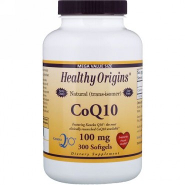 Healthy Origins, コエンザイムQ10ジェル (カネカコエンザイムQ10), 100 mg, 300 ソフトジェル (Discontinued Item)