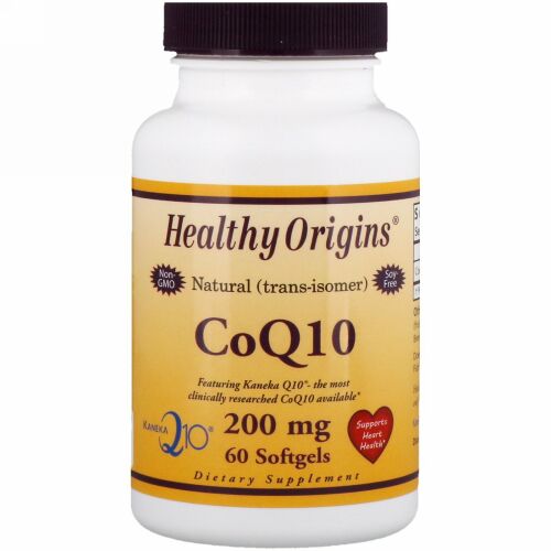 Healthy Origins, CoQ10、カネカQ10、200mg、ソフトゲル60個 (Discontinued Item)