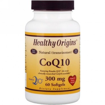 Healthy Origins, CoQ10、カネカQ10、300mg、ソフトゲル60個 (Discontinued Item)