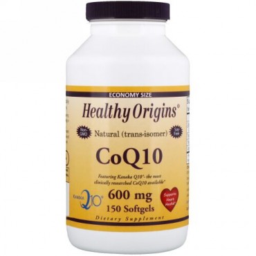 Healthy Origins, CoQ10、カネカQ10、600mg、ソフトゲル150個 (Discontinued Item)