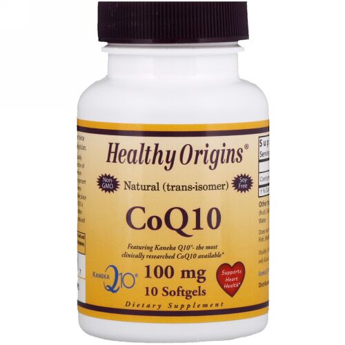 Healthy Origins, CoQ10 Kaneka Q10, 100 mg, 10 Softgels (Discontinued Item)