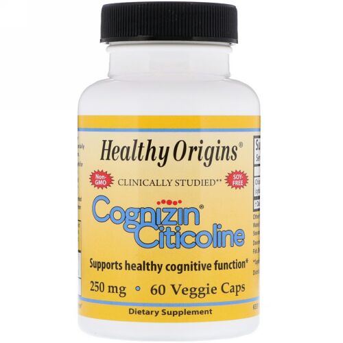Healthy Origins, コグニジン シチコリン（Cognizin Citicoline）, 250 mg, 60粒（ベジタリアンカプセル） (Discontinued Item)