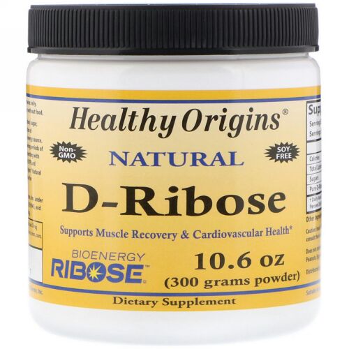 Healthy Origins, D-Ribose、10.6オンス(300 g) (Discontinued Item)