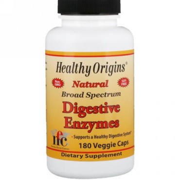 Healthy Origins, 消化酵素、広域スペクトル、180ベジカプセル (Discontinued Item)