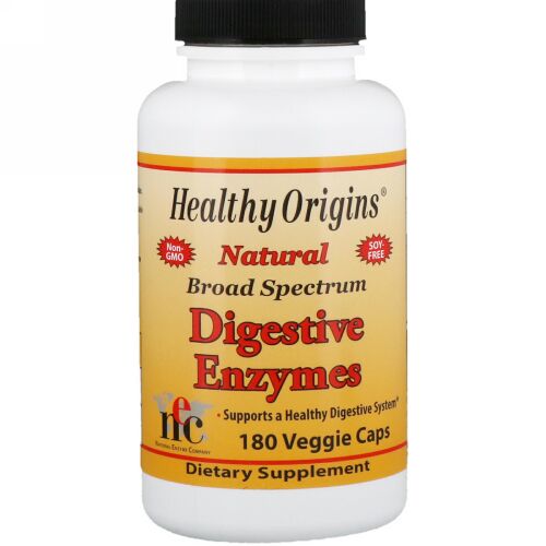 Healthy Origins, 消化酵素、広域スペクトル、180ベジカプセル (Discontinued Item)