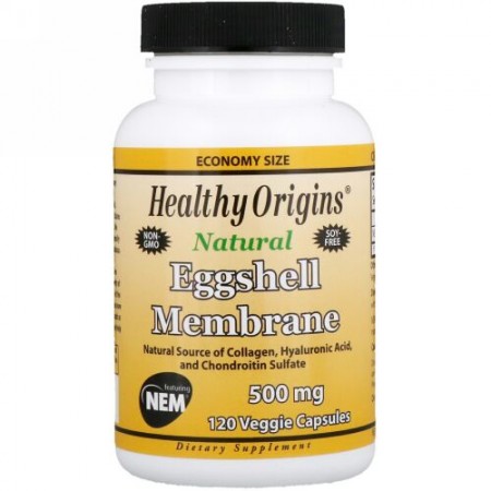 Healthy Origins, 卵殻膜、 500 mg、 ベジキャップ120錠 (Discontinued Item)