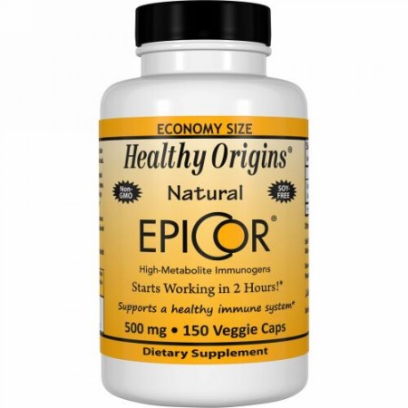 Healthy Origins, エピコ（EpiCor）, 500 mg, 150粒（ベジタブルカプセル） (Discontinued Item)