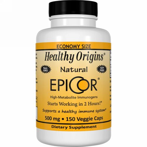 Healthy Origins, エピコ（EpiCor）, 500 mg, 150粒（ベジタブルカプセル） (Discontinued Item)