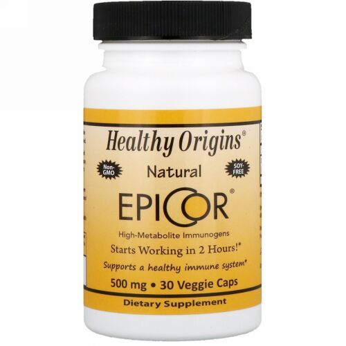 Healthy Origins, エピコ（EpiCor）, 500 mg, 30粒（ベジタブルカプセル） (Discontinued Item)