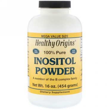 Healthy Origins, 100%純正イノシトールパウダー、16オンス（454 g） (Discontinued Item)