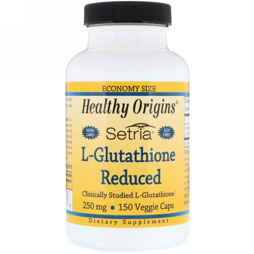 Healthy Origins, Setria, 還元型L-グルタチオン, 250 mg, 150カプセル (Discontinued Item)