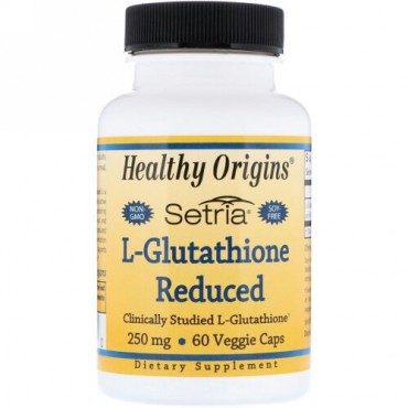 Healthy Origins, Setria,還元型L-グルタチオン, 250 mg, 60カプセル (Discontinued Item)