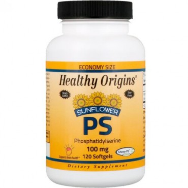 Healthy Origins, ヒマワリPSホスファチジルセリン、100mg、ソフトゲル120個 (Discontinued Item)