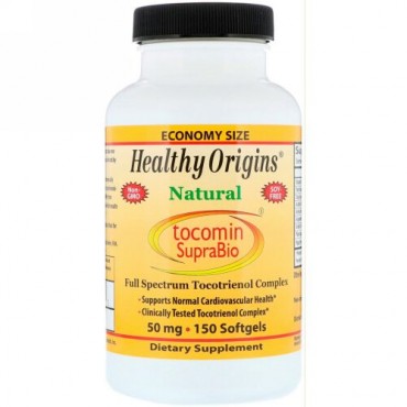 Healthy Origins, Tocomin SupraBio®, レッドパームオイル濃縮液, 50 mg, ソフトジェル 150 粒 (Discontinued Item)