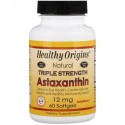 Healthy Origins, トリプルストレングス・アスタキサンチン、12 mg、ソフトゲル60個 (Discontinued Item)