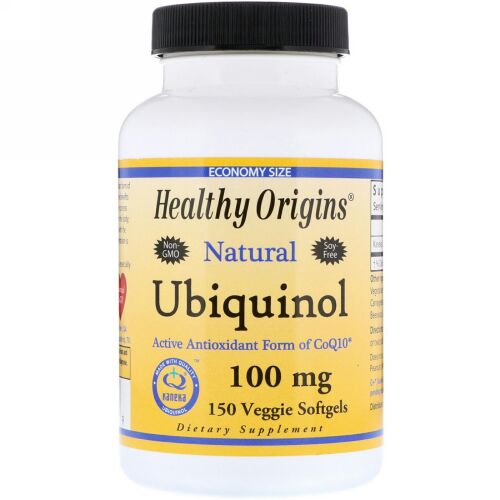 Healthy Origins, ユビキノール、ナチュラル、100 mg、150野菜ソフトジェル (Discontinued Item)