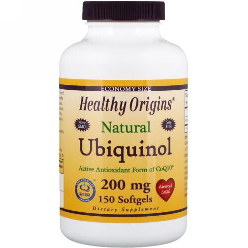 Healthy Origins, ユビキノール 、カネカQ+）、200mg、ソフトゲル150個 (Discontinued Item)